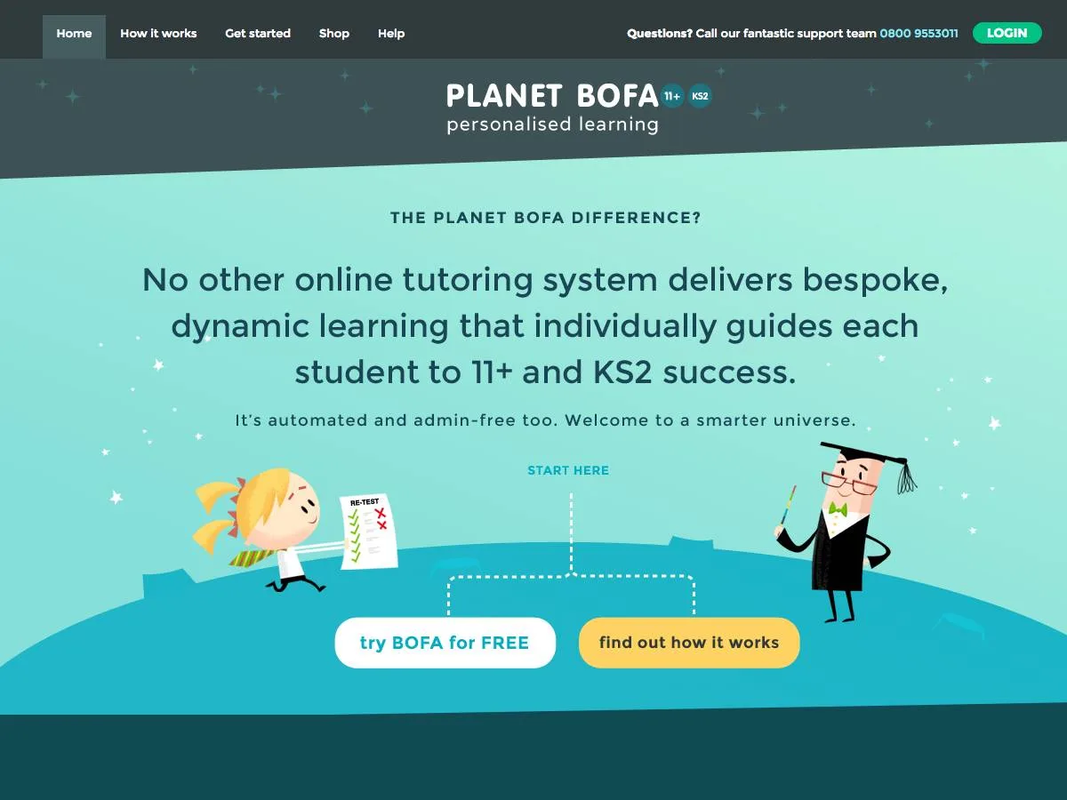 BOFA website and UI