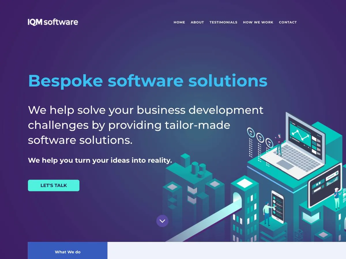 IQM Software website