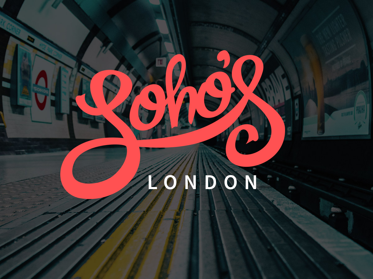 Soho's London - ecommerce website & logo